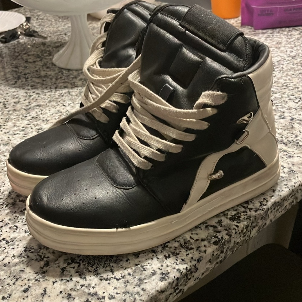 COPY - Rick Owens Geobasket Style Shoes reps - Picture 10 of 10